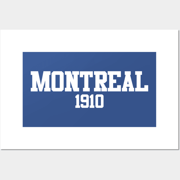 Montreal 1910 Wall Art by GloopTrekker